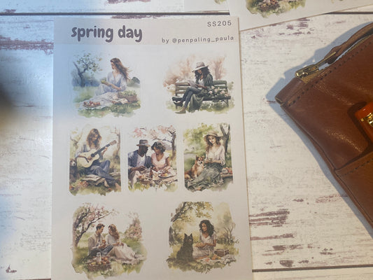 Spring Day Sticker Sheet