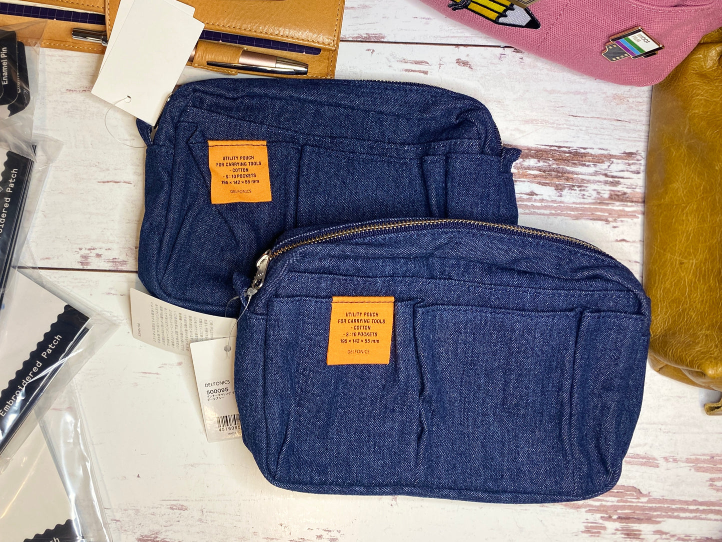 Delfonics Case Small- Dk Blue Jean