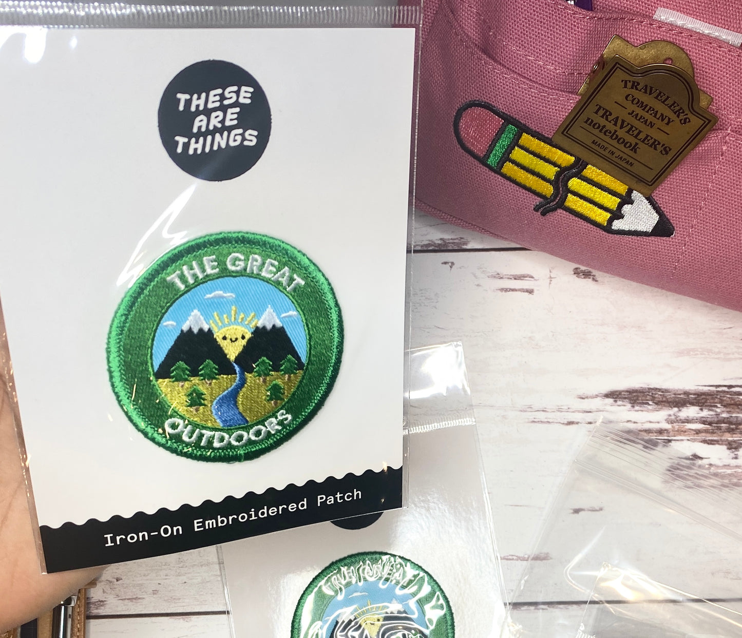 The Great Outdoors Embroidered Iron On Patch