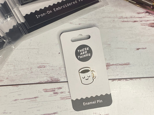 Coffee Mug Enamel Pin