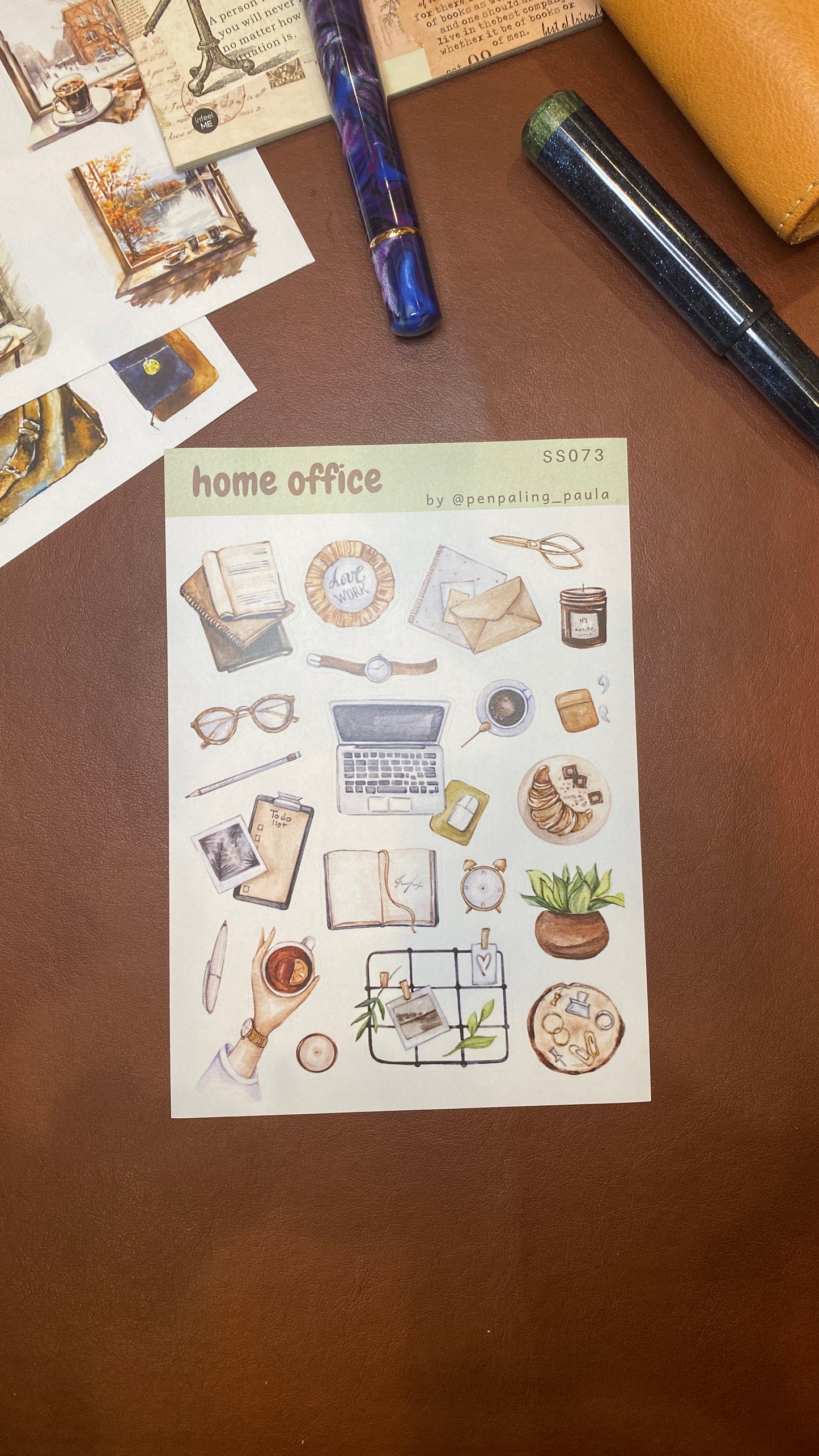 Home Office- Sticker Sheet