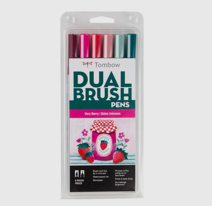 Dual Brush (6 pack) Very Berry