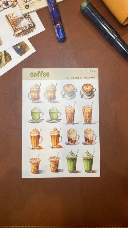 Coffee- Sticker Sheet