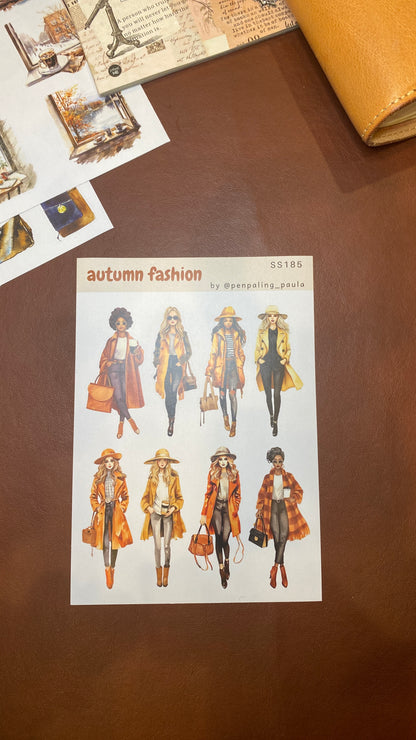 Autumn Fashion-Sticker Sheet