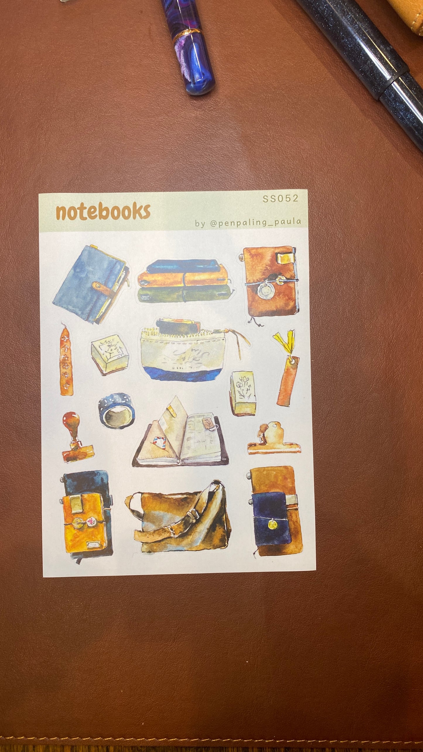 Notebooks- Sticker Sheet