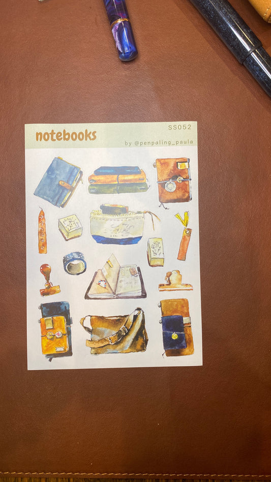 Notebooks- Sticker Sheet